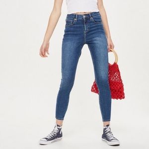 Topshop blue skinny jeans!!